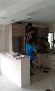 Pemasangan Kabinet Dinding